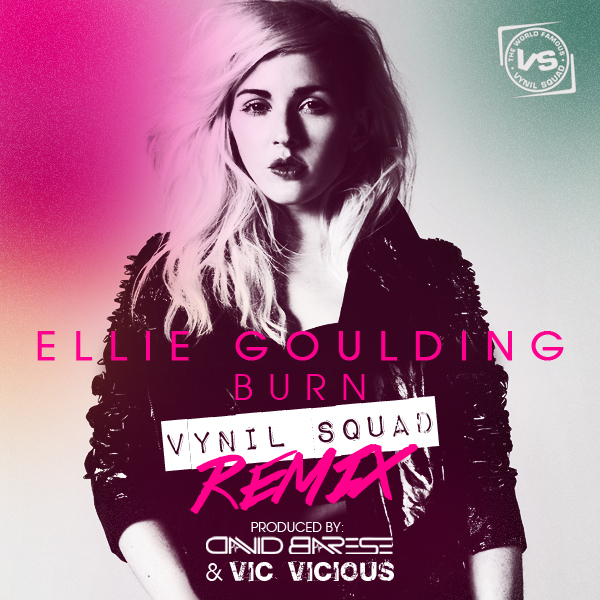 dienvy remix to ellie goulding burn album art